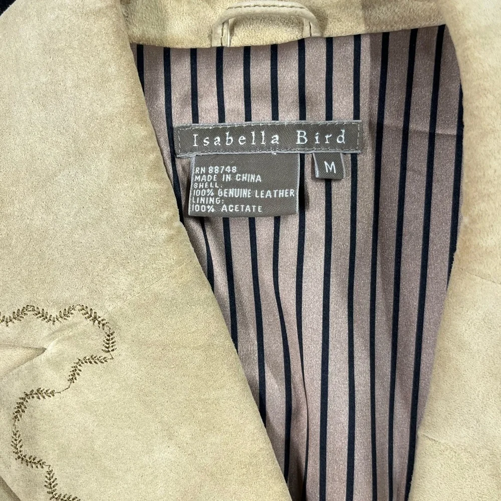 Isabella Bird suede vest size medium